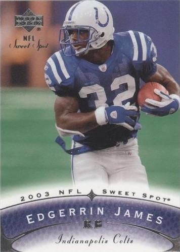 2003 Upper Deck Sweet Spot Edgerrin James #42