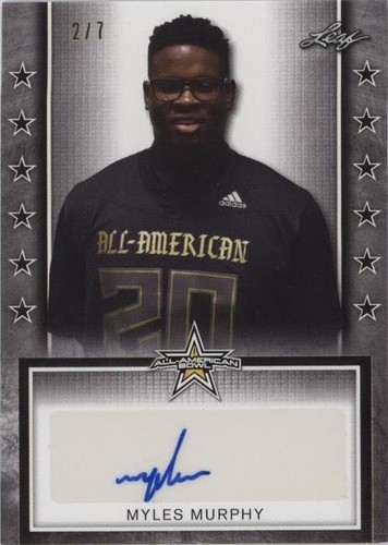 2020 Leaf Metal U.S. Army All-American Bowl Myles Murphy #ATA-MM5