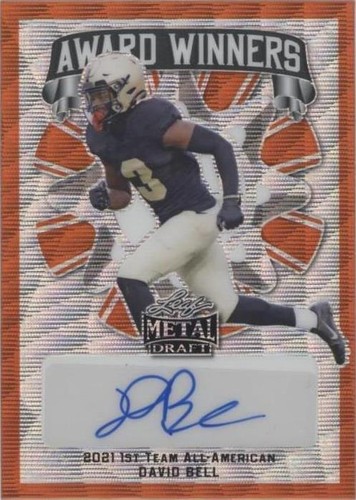 2022 Leaf Metal Draft David Bell #AW-DB1