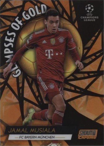 2021-22 Topps Stadium Club Chrome UCL Jamal Musiala #GG-JM
