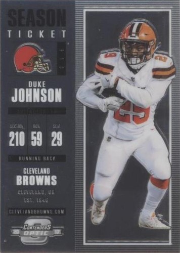 2017 Panini Contenders Optic Duke Johnson #39