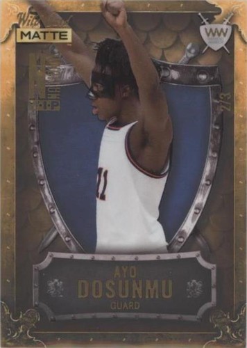 2022 Wild Card MATTE National Convention - Ayo Dosunmu #WWN-2