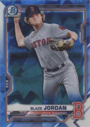 2021 Bowman Chrome Sapphire Edition - Blaze Jordan #BCP-195
