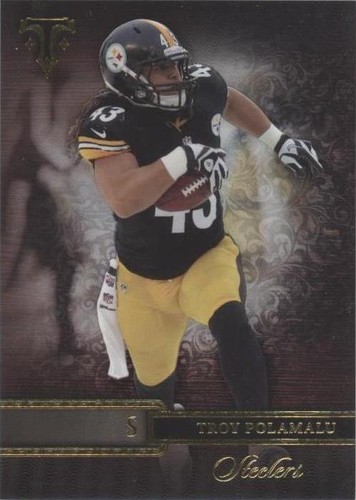 2014 Topps Triple Threads Troy Polamalu #87