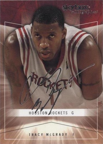 2004-05 Skybox Autographics - Tracy McGrady #58