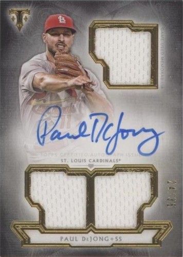 2018 Topps Triple Threads - Paul DeJong #RFPAR-PD