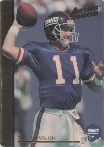 1992 Action Packed Rookie Update Phil Simms #57