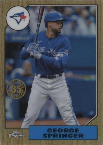 2022 Topps Chrome - George Springer #87BC-8