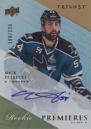2013-14 Upper Deck Trilogy - Nicholas Petrecki #189