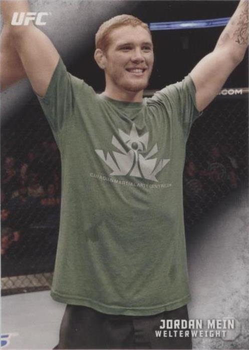 2015 Topps UFC Knockout - Jordan Mein #12