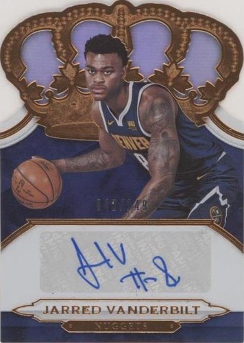 2018-19 Panini Crown Royale - Jarred Vanderbilt #CR-JVB