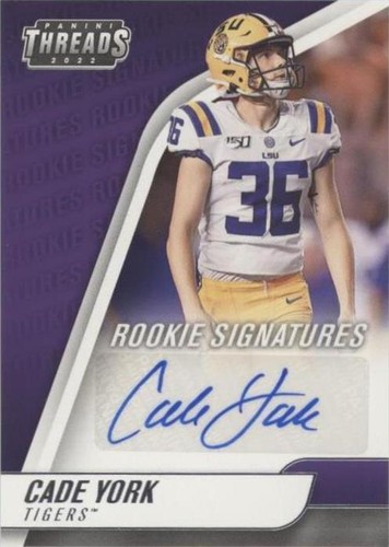 2022 Panini Chronicles Draft Picks Cade York #TH-CAD