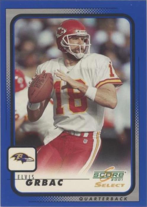 2001 Score Select Elvis Grbac #20