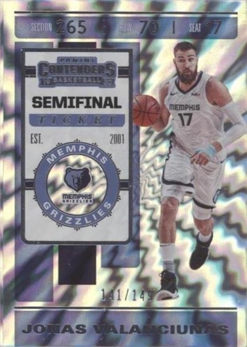2019-20 Panini Contenders - Jonas Valanciunas #48