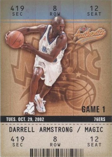 2002-03 Fleer Authentix - Darrell Armstrong #97