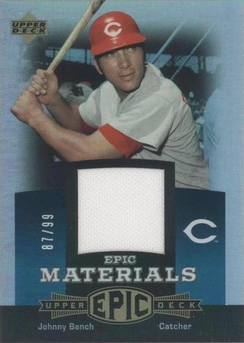2006 Upper Deck Epic - Johnny Bench #EM-JB2