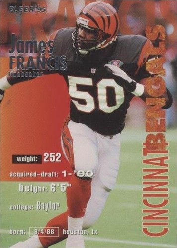 1995 Fleer James Francis #66