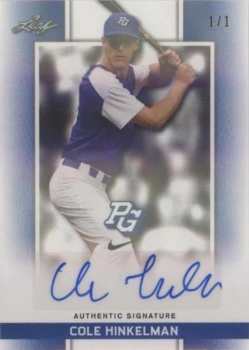 2018 Leaf Metal Perfect Game All-American Classic - Cole Hinkelman #DI-CH1