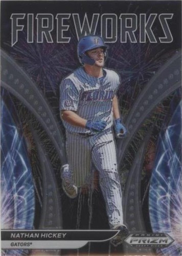 2021 Panini Prizm Draft Picks Nathan Hickey Tiger Stripes 87