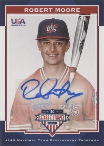 2017 Panini USA Baseball Stars & Stripes - Robert Moore #12