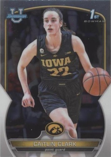 2022-23 Bowman University Chrome - Caitlin Clark #50
