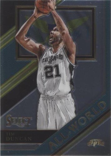 2017-18 Panini Select - Tim Duncan #AW-18