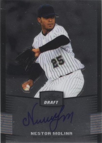 2012 Leaf Metal Draft - Nestor Molina #BA-NM2