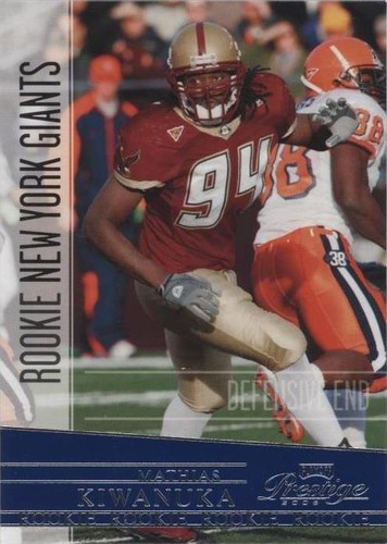 2006 Playoff Prestige Mathias Kiwanuka #222