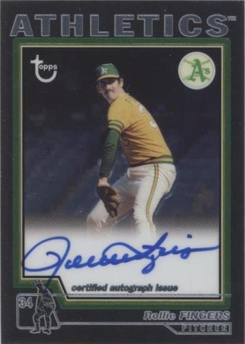 2004 Topps Retired Signature Edition - Rollie Fingers #TA-RF