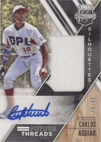 2017 Panini Elite Extra Edition - Carlos Aguiar #FTSA-CA