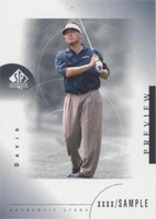 2001 SP Authentic Preview - David Berganio Jr. #40