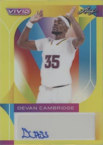 2022-23 Leaf Vivid - Devan Cambridge #BA-DC1