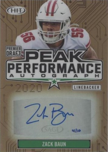 2020 Sage Hit Zack Baun #PKA-ZB