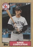 1987 Topps - Dave Stapleton #507