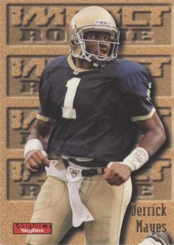 1996 Skybox Impact Derrick Mayes #177