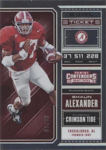 2018 Panini Contenders Draft Picks Shaun Alexander #88