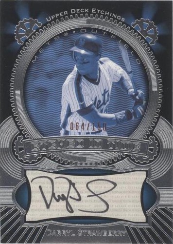 2004 Upper Deck Etchings - Darryl Strawberry #ET-DS