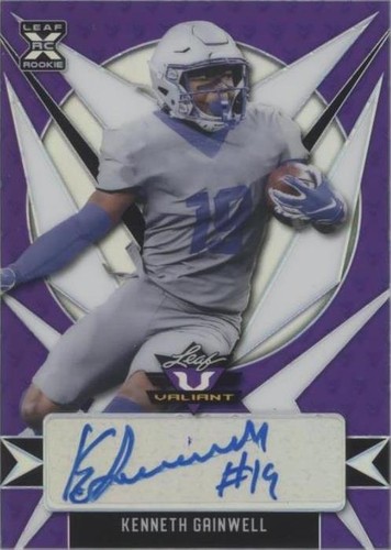 2021 Leaf Valiant Kenneth Gainwell #BA-KG1