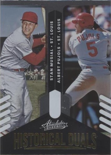 2022 Panini Absolute - Albert Pujols Stan Musial #HD-SA