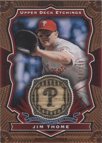 2004 Upper Deck Etchings - Jim Thome #BE-JT