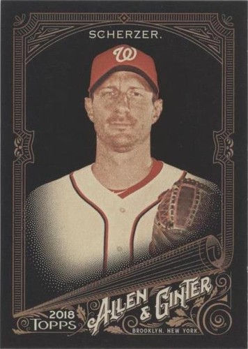 2018 Topps Allen & Ginter's X - Max Scherzer #40