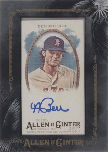 2017 Topps Allen & Ginter - Andrew Benintendi #MA-ABE