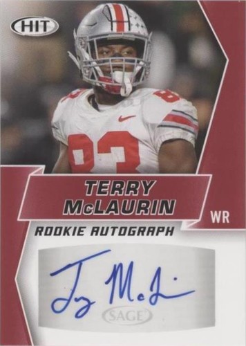 2019 Sage Hit Premier Draft Terry McLaurin #A7