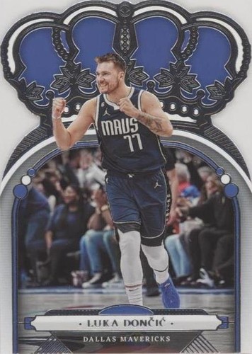 2022-23 Panini Crown Royale Luka Doncic Auto 38/49 Crown Jewel PSA
