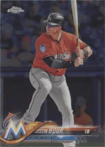 2018 Topps Chrome - Justin Bour #68