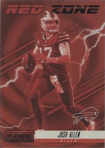 2022 Panini Playbook Josh Allen #RZ-1