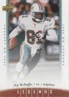 2006 UD Legends O.J. McDuffie #8