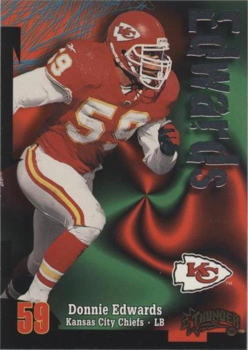 1998 Skybox Thunder Donnie Edwards #47