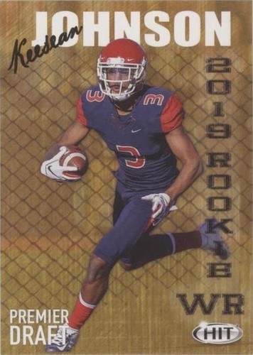 2019 Sage Hit Premier Draft Keesean Johnson #21
