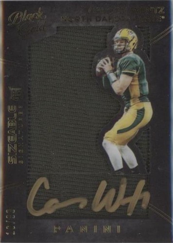 2016 Panini Black Gold Collegiate Carson Wentz #10